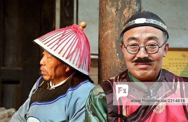 ... traditionellen Tuch in der schönen Altstadt von <b>Ping Yao</b>, Shanxi, China - 2214616