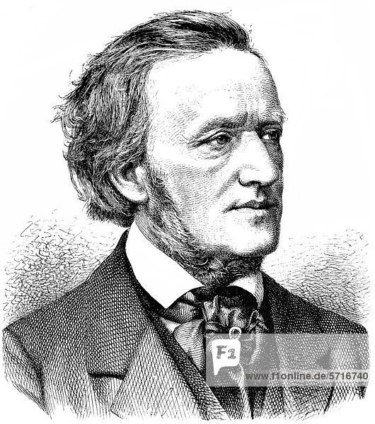 Jahrhundert, Portrait von <b>Wilhelm Richard</b> Wagner, 1813 - - 5716740