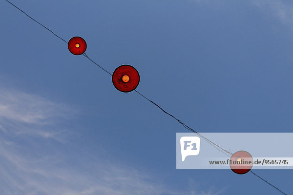 niedrig,Himmel,hängen,Lampe,blau,Ansicht,Flachwinkelansicht,Winkel