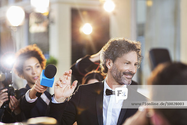 Fest,festlich,Wahrzeichen,winken,Paparazzo