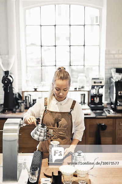 Vorbereitung,Cafe,barista,Kaffee,Tresen