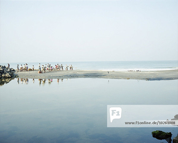 durchsichtig,transparent,transparente,transparentes,Mensch,Menschen,Himmel,Meer,Sandbank