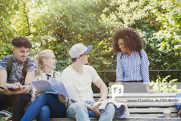 Sitzbank,Bank,lernen,Student,abhängen,Hochschule