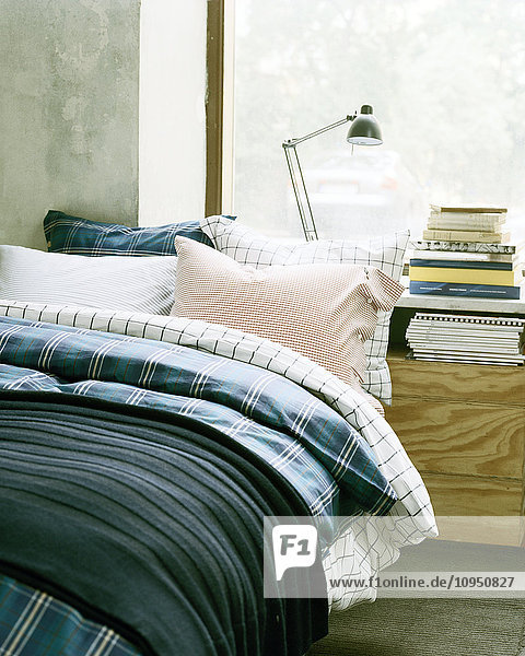 Anschnitt,Aufsicht,Bauwerk,Beleuchtung,Bett,Bettdecke