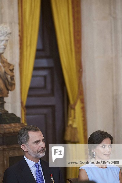 Queen Letizia Of Spain Attends Order Of The Civil Merit Ceremony At