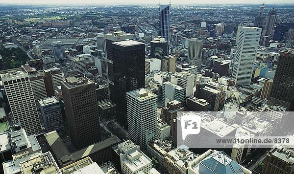 Luftbild von Stadt  Melbourne  Australien