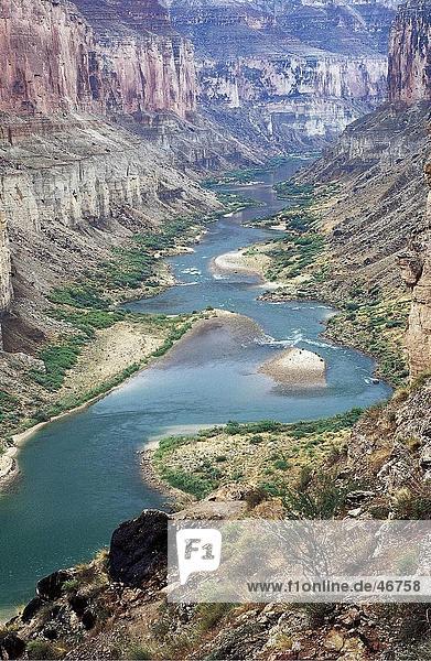 Luftbild von oder Fluss  Colorado River  Grand Canyon  Arizona  USA