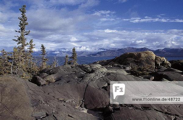 Felsen Kluane National Park Yukon Kanada