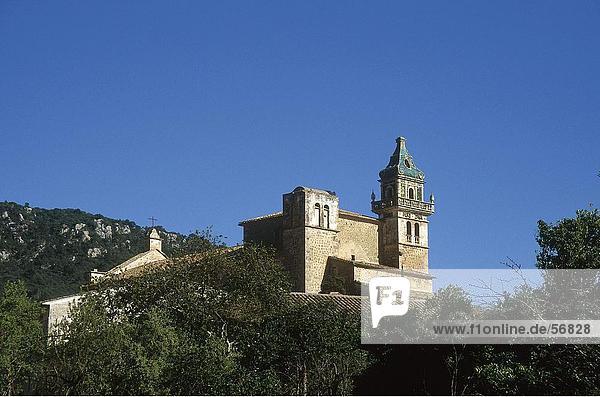 Untersicht der Kirche  Mallorca  Balearen  Spanien  Europa