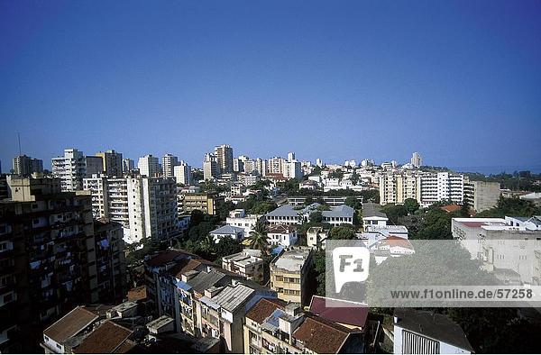 High angle view of city  Maputo  Maputo Province  Mozambique