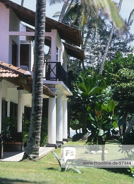 Fassade des Hotels Sri Lanka