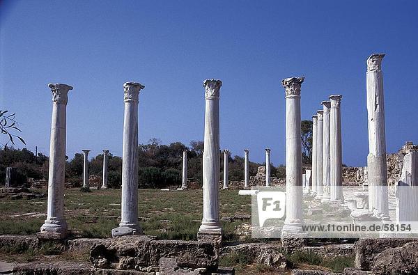 Ruinen von Säulen  Salamis  Zypern