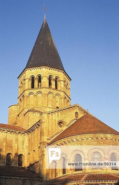 Untersicht der Kirche  Burgund  Frankreich  Europa