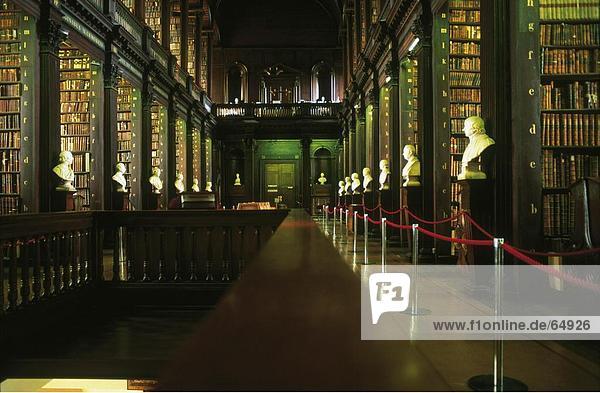 Innenräume des College  Trinity College  Dublin  Dublin County  Leinster  Irland