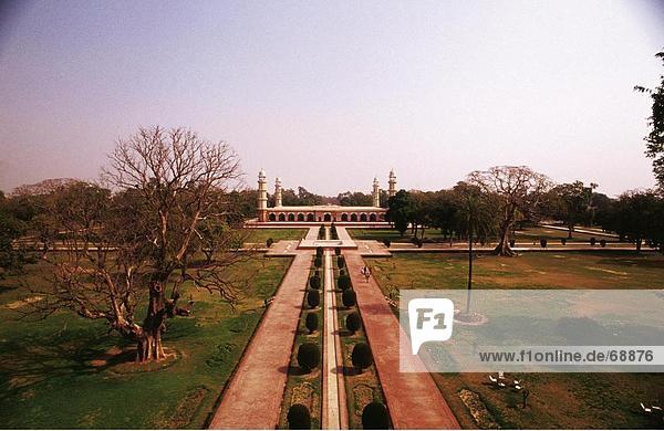 Garten vor Mausoleum  Grab von Jahangir  Lahore  Pakistan