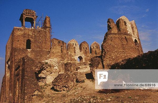 Untersicht of Fort Ruinen  Festung Rohtas  Punjab  Pakistan