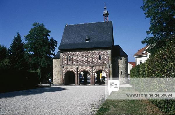 Torbogen Abtei  Kloster Lorsch  Lorsch  Hessen  Deutschland