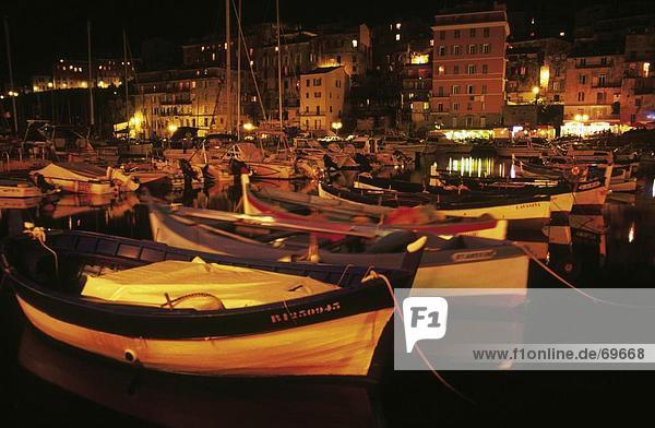 Boote am Hafen  Bastia  Korsika  Frankreich