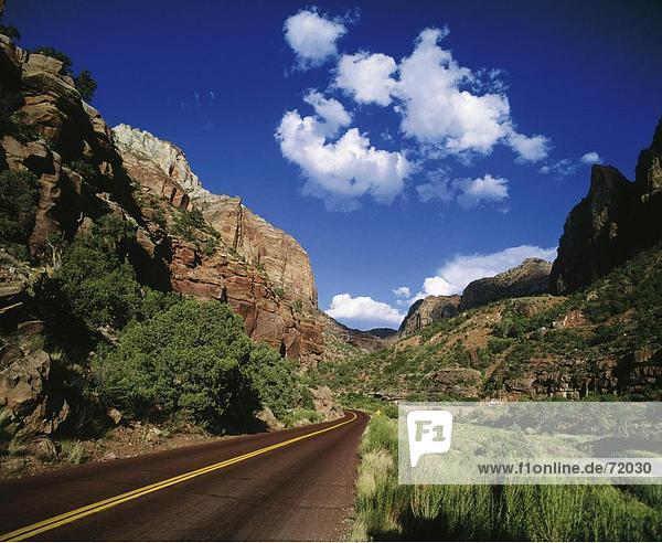 10208429  Berge  Highway  USA  Amerika  Nordamerika  Utah  Zion National Park