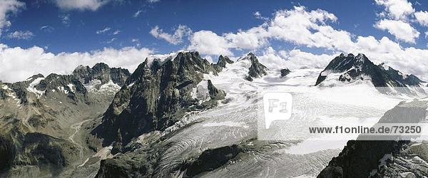 10481948  Landschaft  Schweiz  Europa  Eis  Gletscher d'Otemma  Berge  Gletscher  Mont Collon  Panorama  Wallis