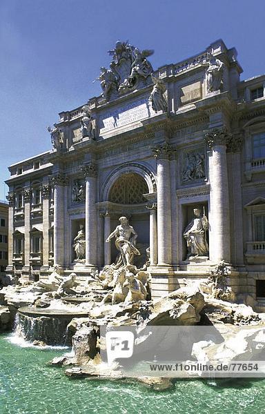 10649765  Brunnen  Fontana di Trevi  Italien  Europa  Rom  Trevi  Brunnen