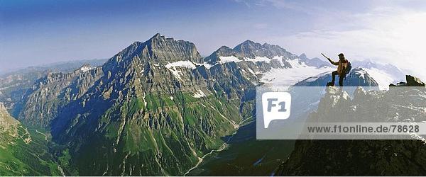 10652265  alpine  Alps  mountains  mountaineering  sport  spare time  summit  peak  squat horn  canton Valais  scenery  man  p