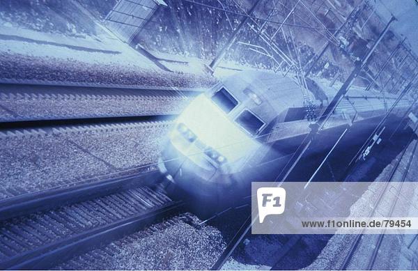 10760846  TGV  France  Europe  railway  movement  blue  railroad  speed  swiftness  railroad engine  monochrome  rail traffic