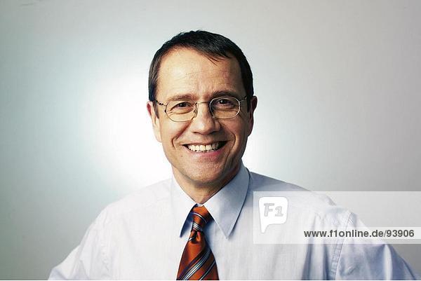 Portrait of businessman smiling