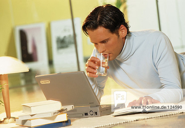 Man at computer