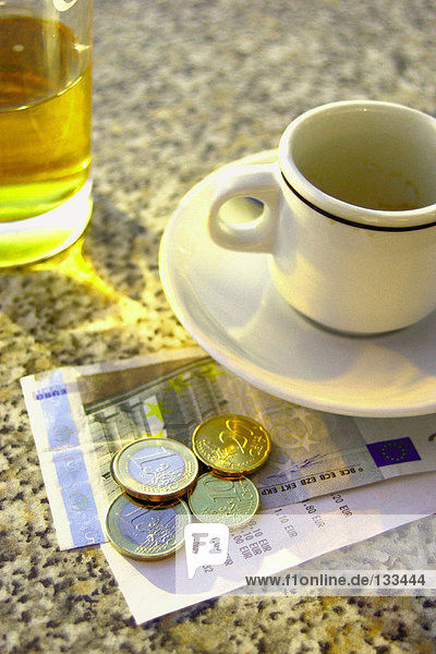 Kaffee und Euro