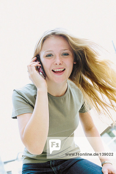Young woman on cellphone