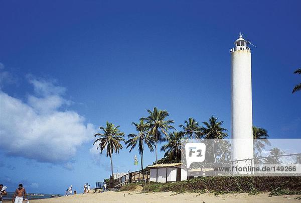 Leuchtturm am Strand  Salvador  Brasilien