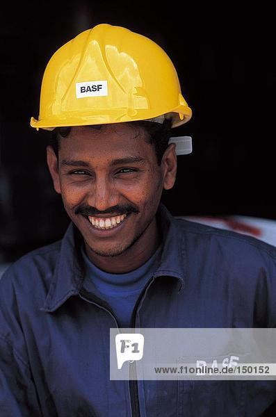 Nahaufnahme der Arbeiter Lächeln Sri Lanka