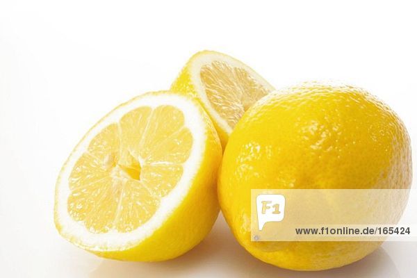 Fresh lemons  close-up