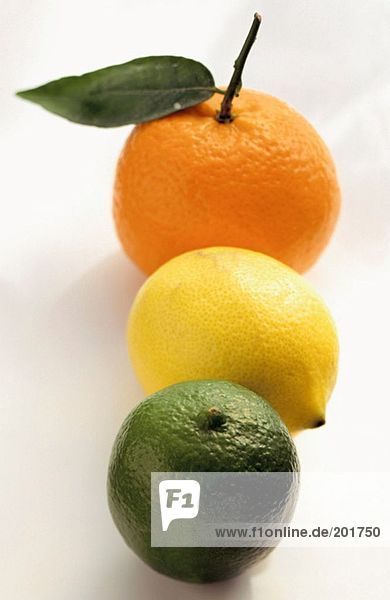 Limette  Zitrone und Orange