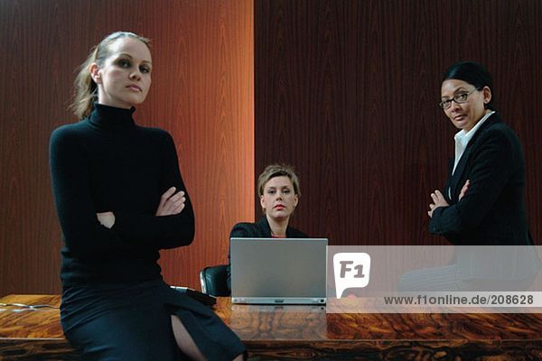Businesswomen in boardroom