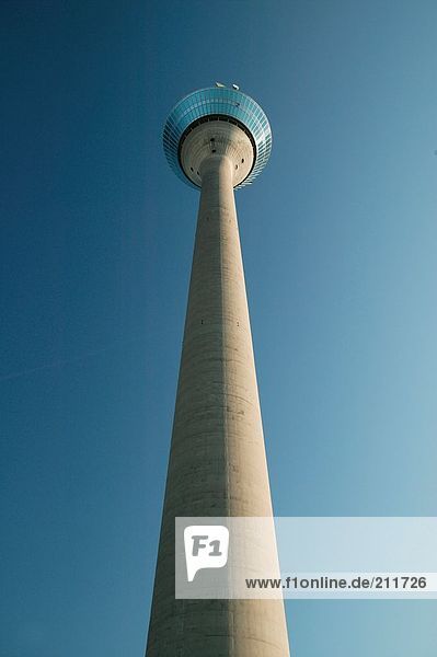 Untersicht der Kommunikation Turm  Rhein  Düsseldorf  Nordrhein-Westfalen  Deutschland