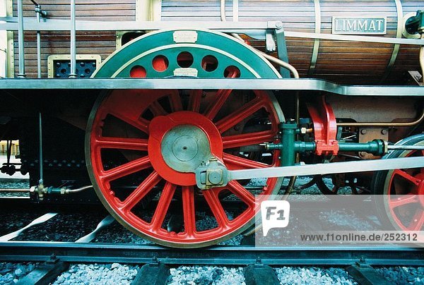 10162237  Bahn  Detail  historischen  Lokomotive  Museum  Eisenbahn-Motor  Spanisch Brotli  Eisenbahn  Verkehrshaus