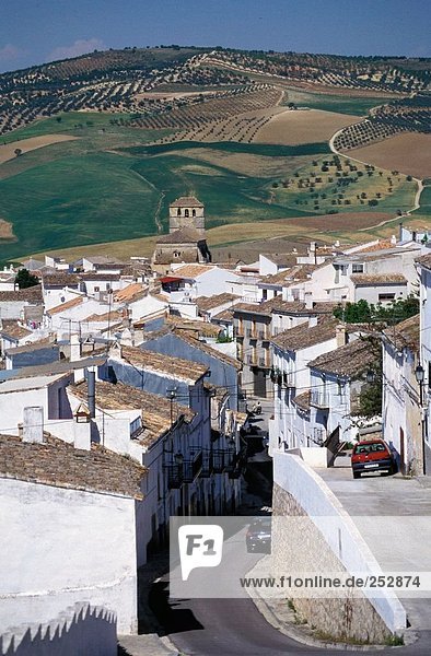 Ländliches Motiv ländliche Motive Landschaft Gebäude Dorf Andalusien Spanien