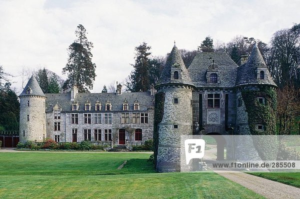 Fassade des Schlosses  Frankreich