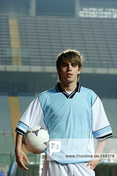 Portrait eines Fußball-Spieler