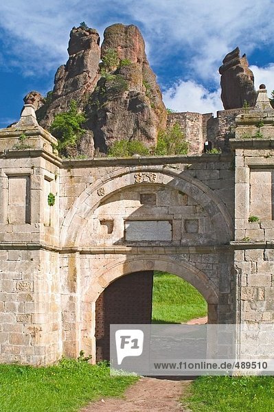 Torbogen in Burg  Belogradchik Festung  Belogradtschik  Vidin  Rumänien