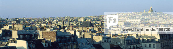 Frankreich  Paris  Dächer Panoramablick