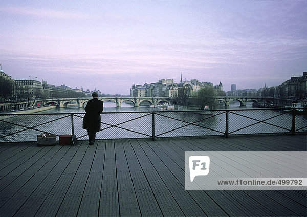 Frankreich  Paris  Pont des Arts und Seine