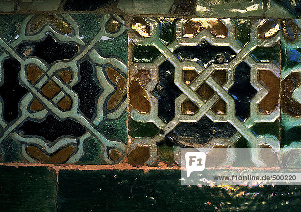 Mosaikfliesen  Nahaufnahme