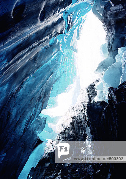 Norwegen  Innere des Gletschers
