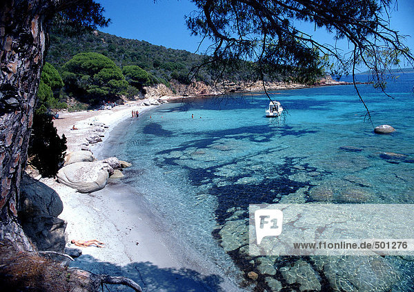 France  Corsica  seashore