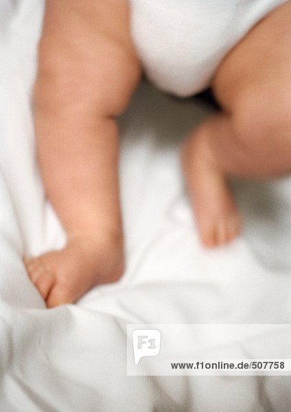 Baby's legs  close-up