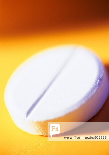 Medizin-Tablette  Nahaufnahme
