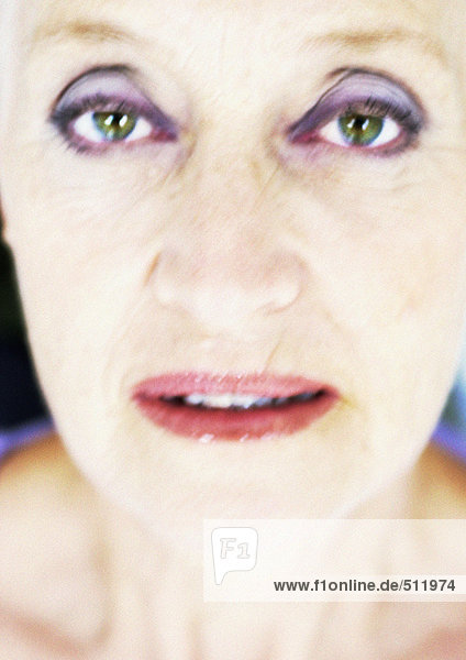Senior woman  portrait  close-up